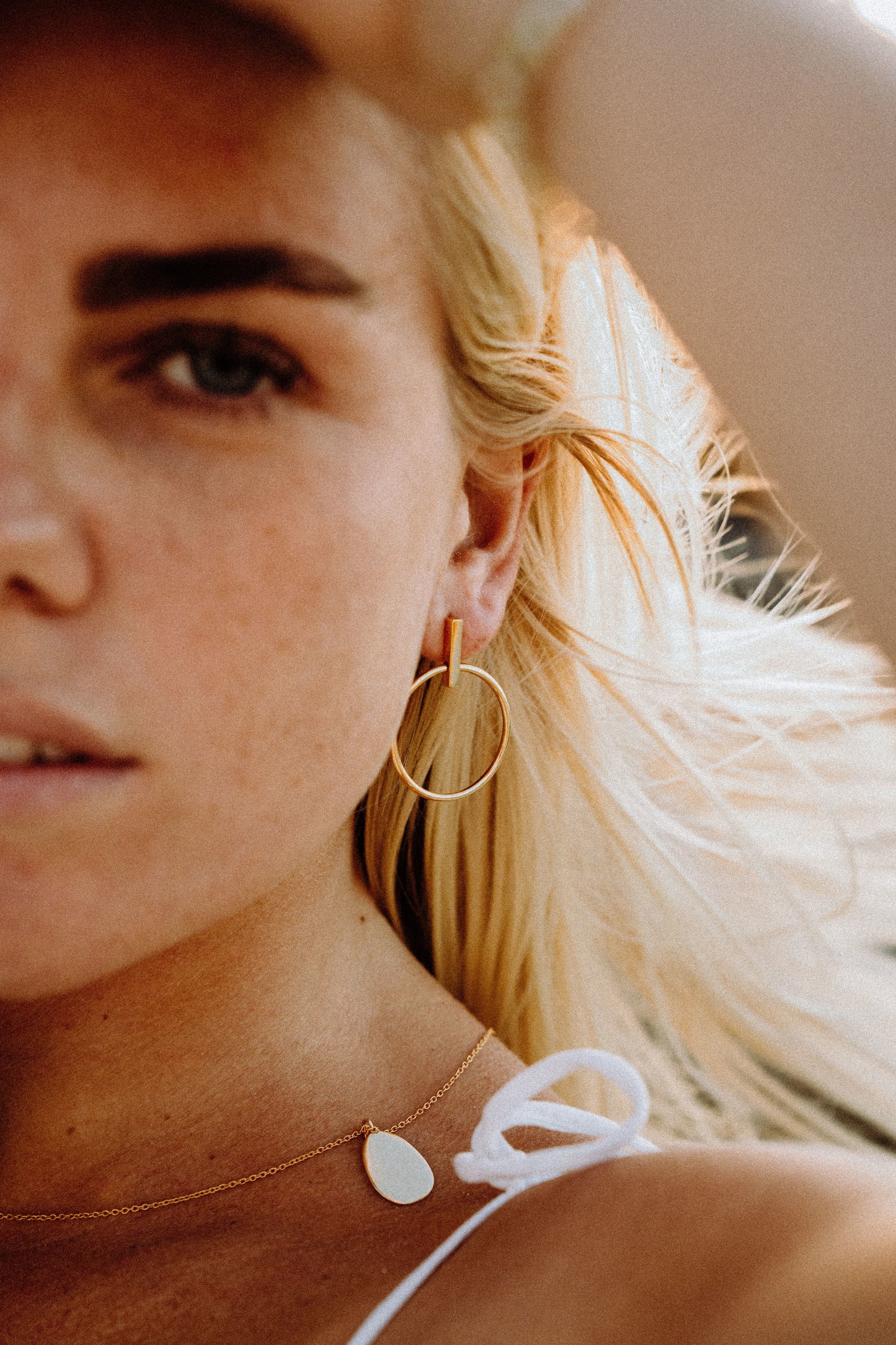 PAVONA Hoop Earrings | Tulua Verde