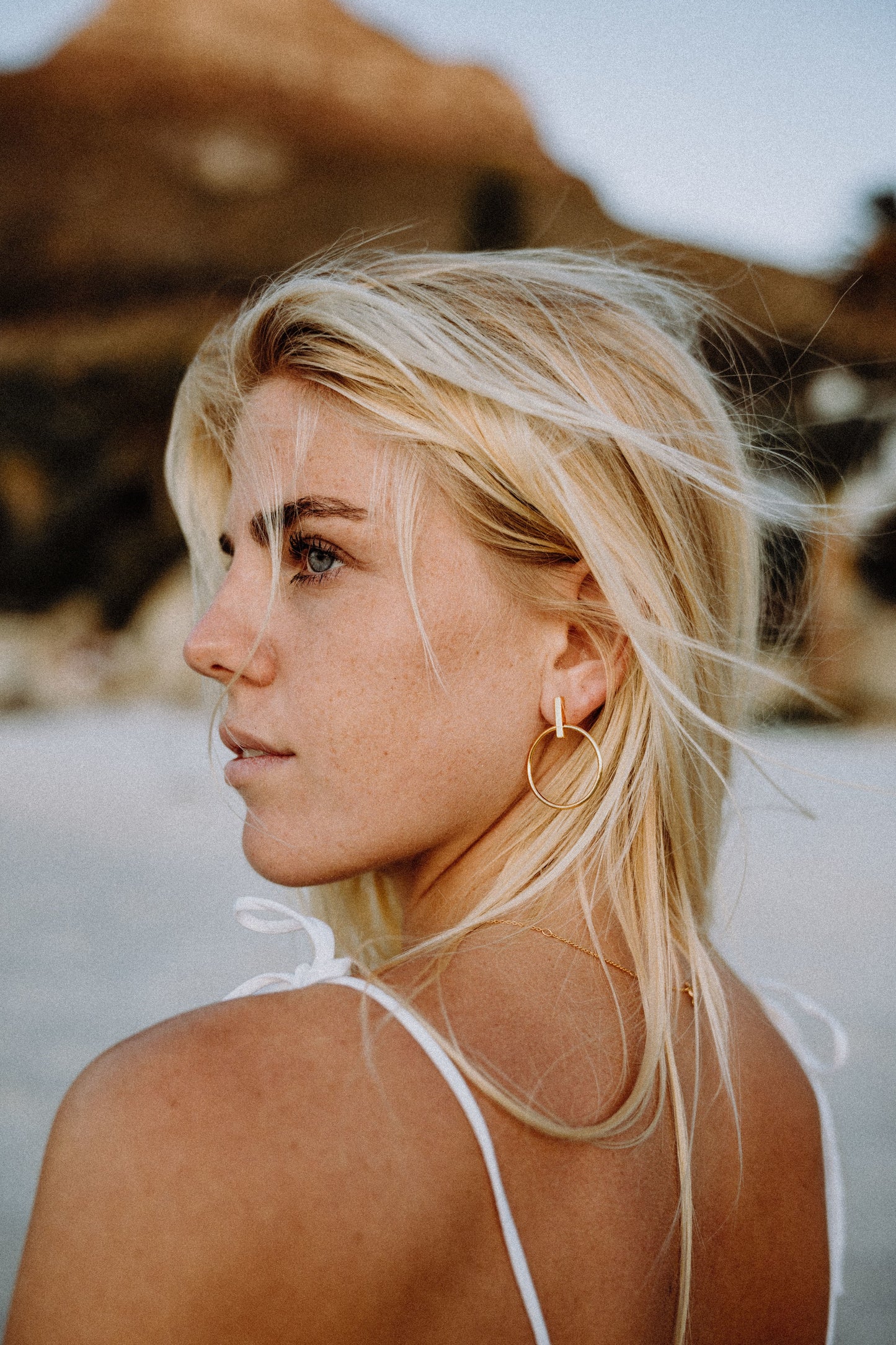 PAVONA Hoop Earrings | Tulua Verde